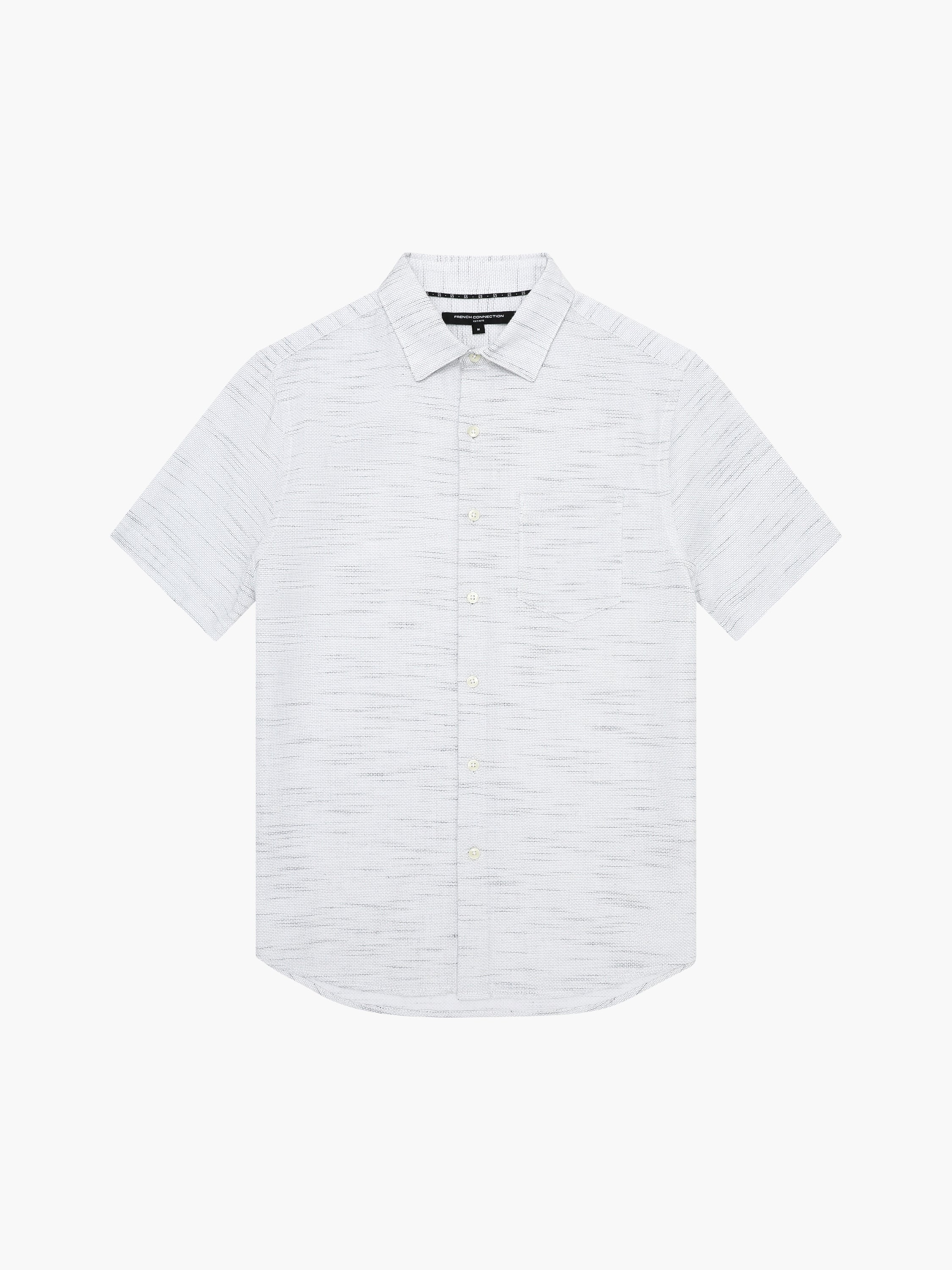 Short Sleeve Textured Regular Fit Shirt