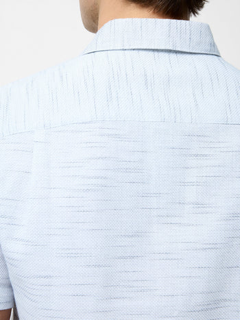 Short Sleeve Textured Regular Fit Shirt