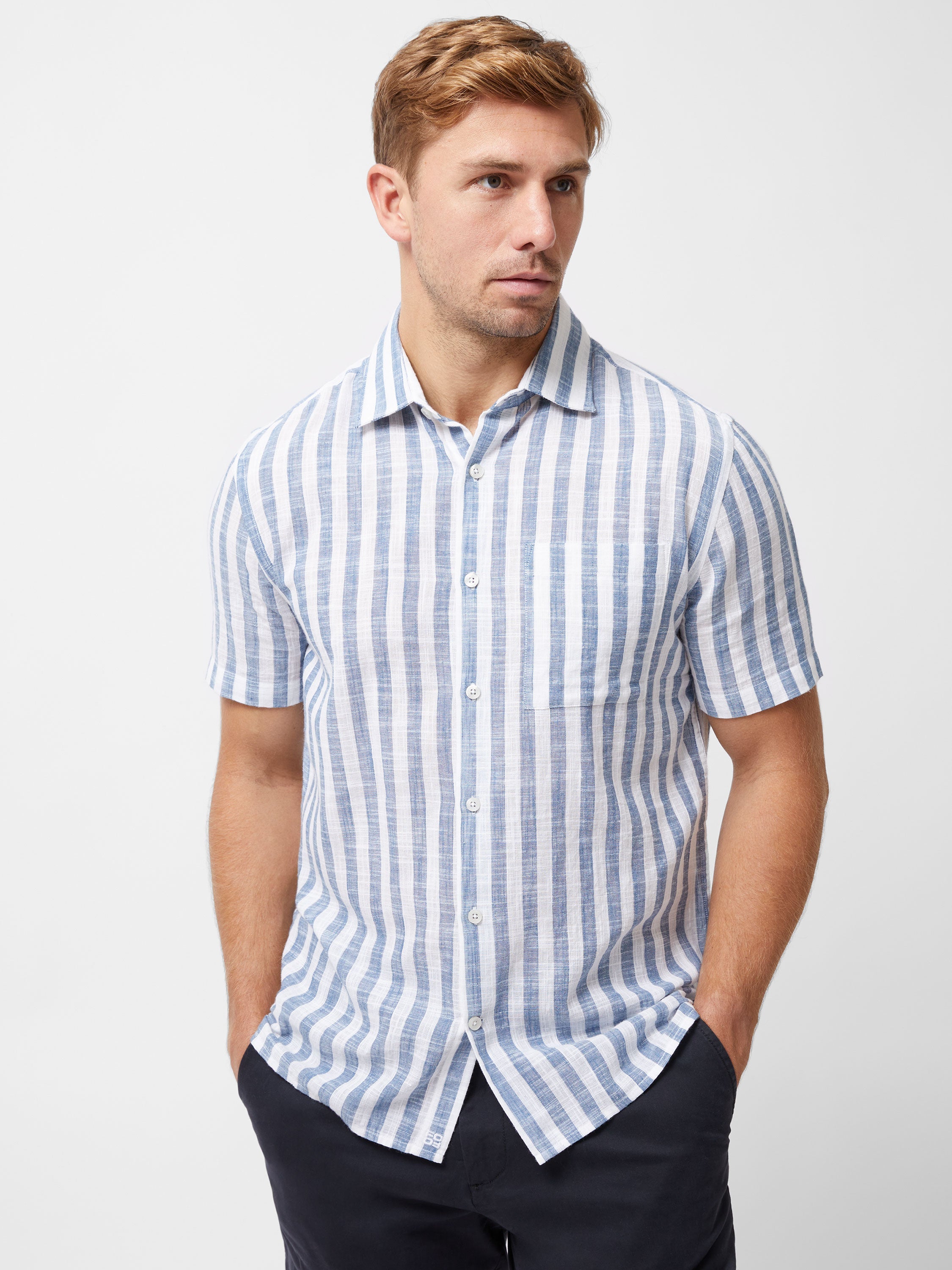 Striped Short Sleeve Shirt