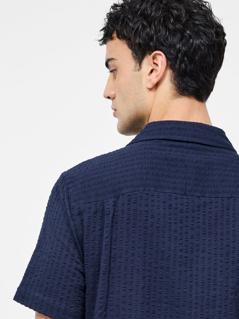 Seersucker Short Sleeve Shirt
