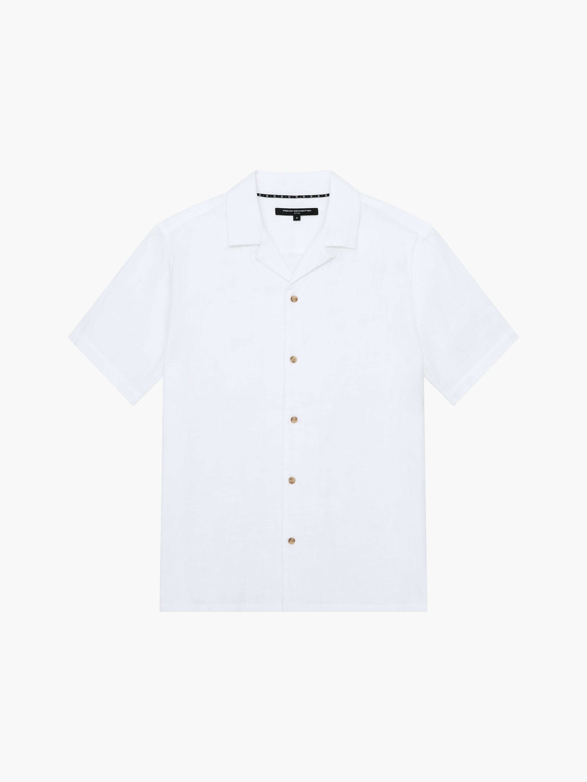 Short Sleeve Matty Weave Revere Shirt