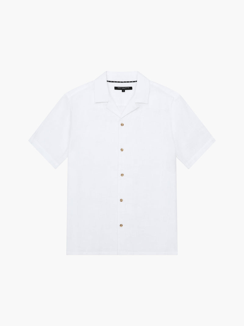 Short Sleeve Matty Weave Revere Shirt