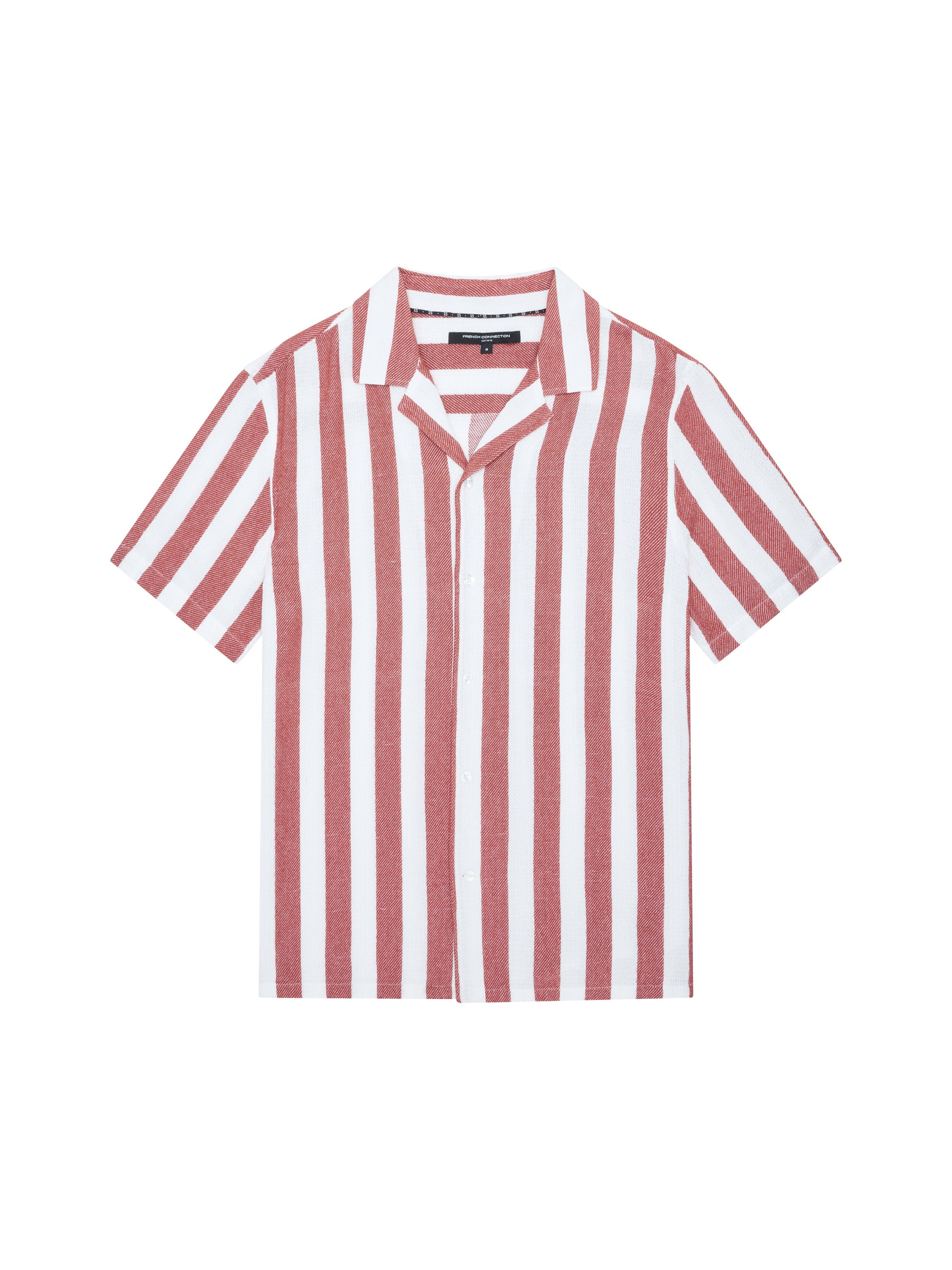 Waffle Stripe Short Sleeve Shirt