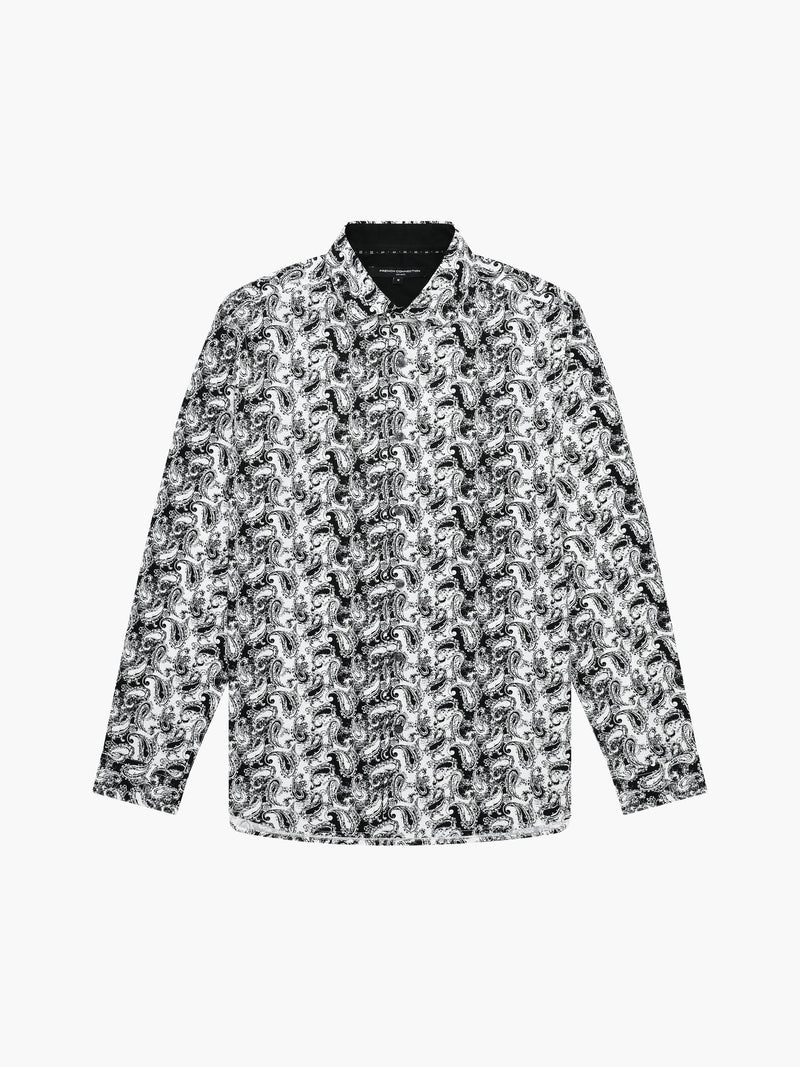 Paisley Print Long Sleeve Shirt