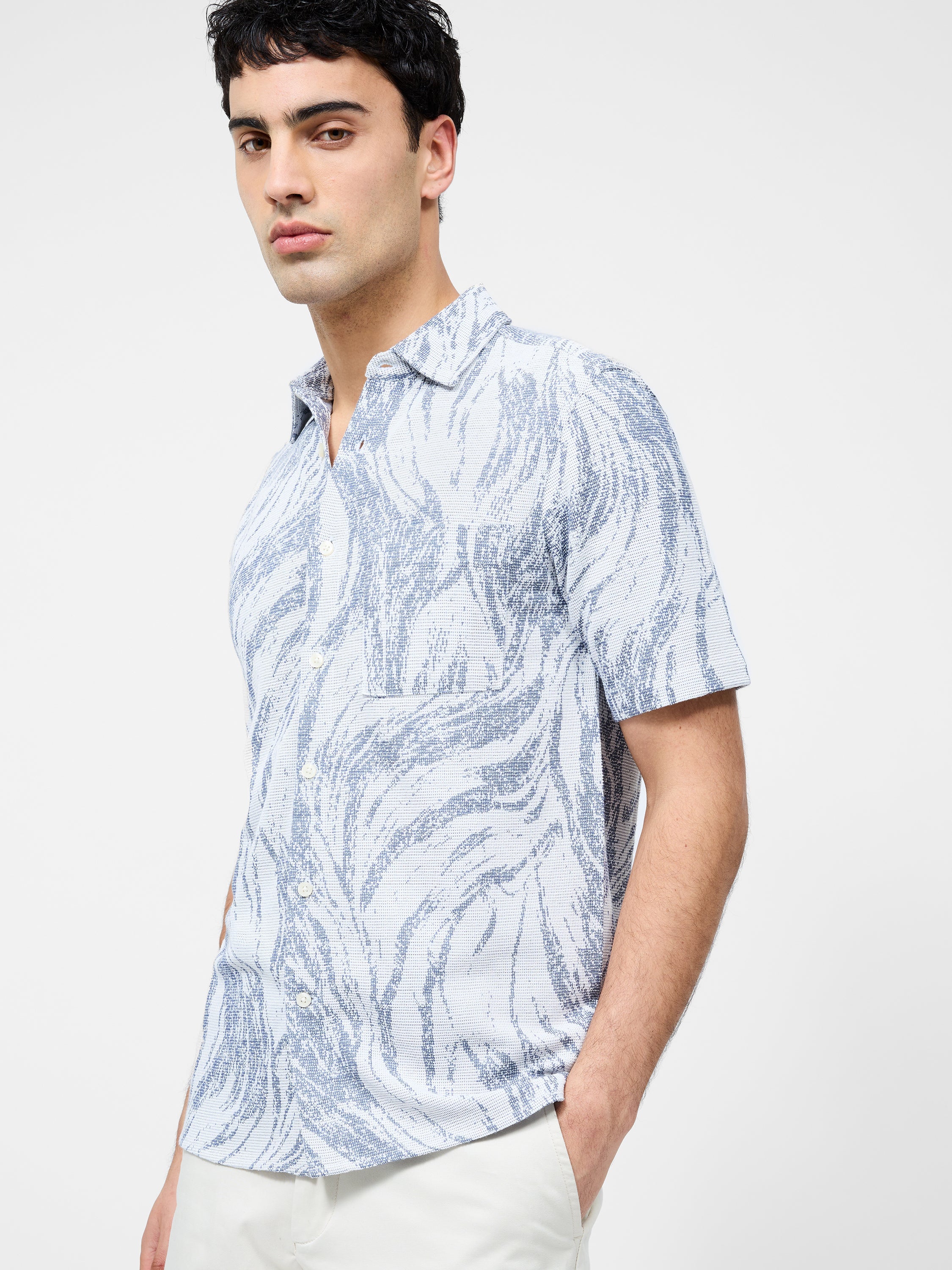 Marbled Short Sleeve Shirt