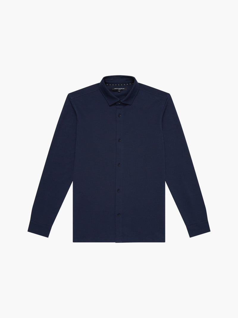 Long Sleeve Pique Jersey Shirt