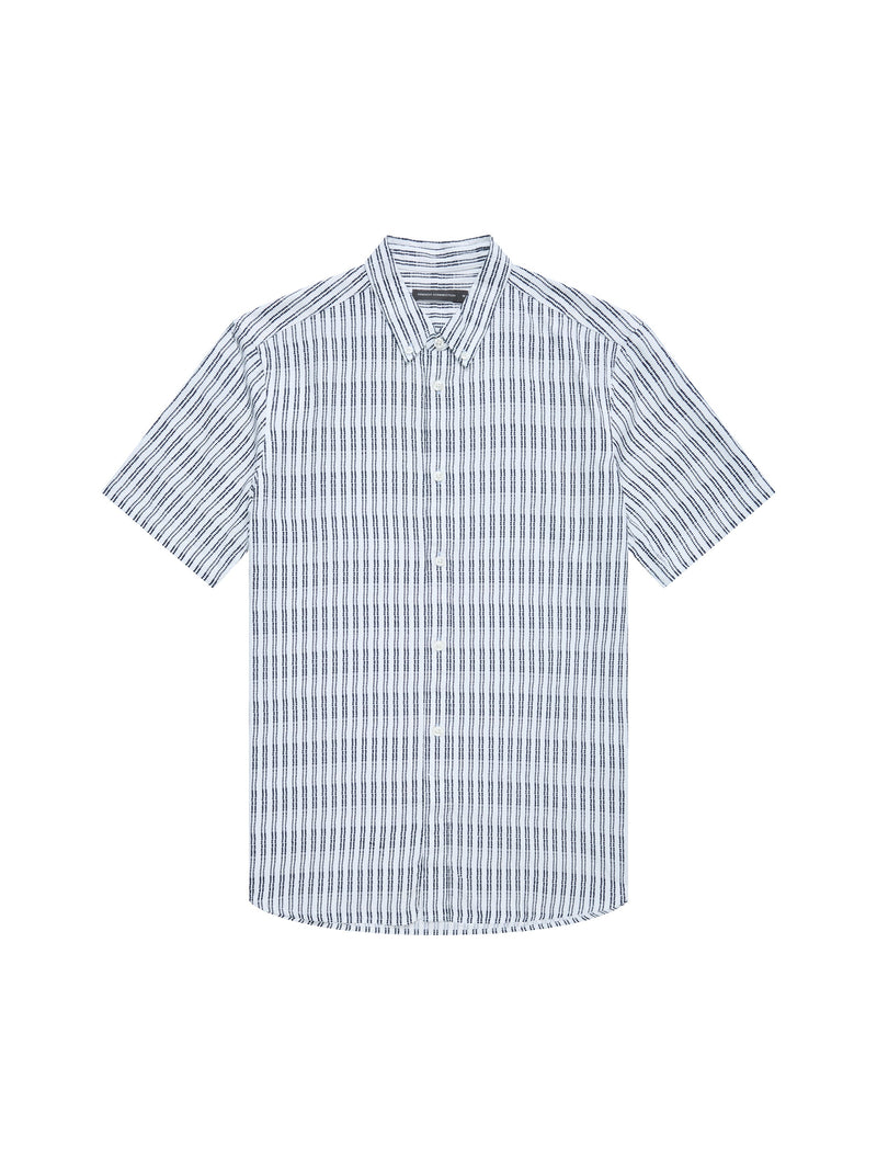 Horver Viscose Short Sleeve Oxford Shirt