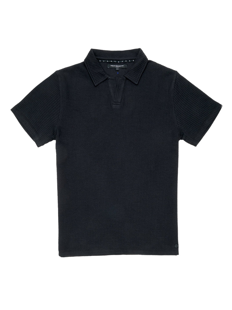 Short Sleeve Trophy Neck Polo Shirt