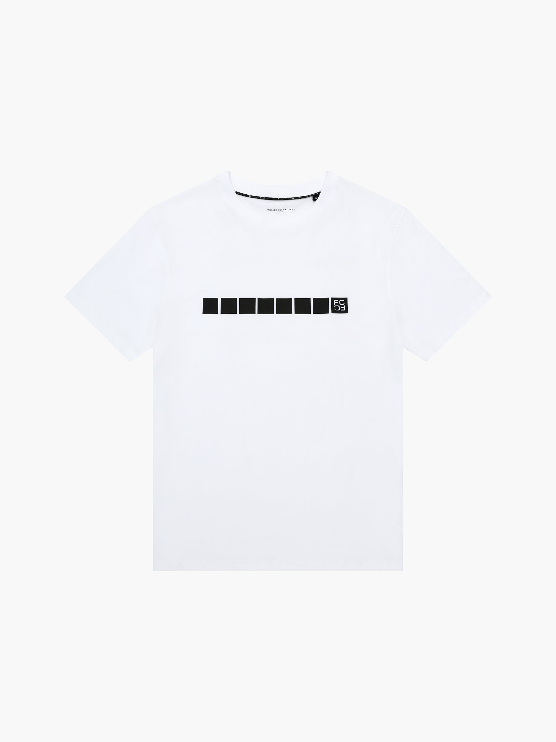French Connection Broken Block Organic Graphic T-Shirt