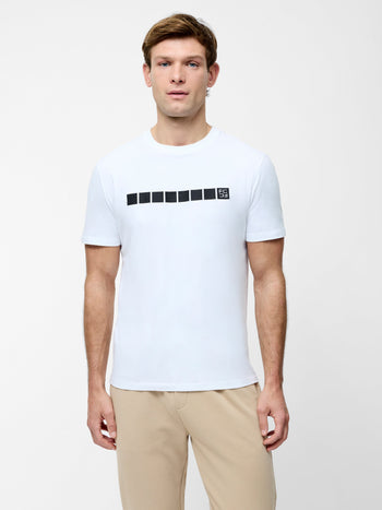 French Connection Broken Block Organic Graphic T-Shirt