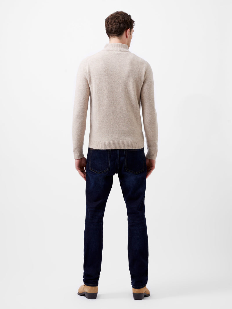 Textured Half Zip Jumper