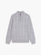 Half Zip Cable Knit Jumper