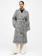 Check Trench Coat