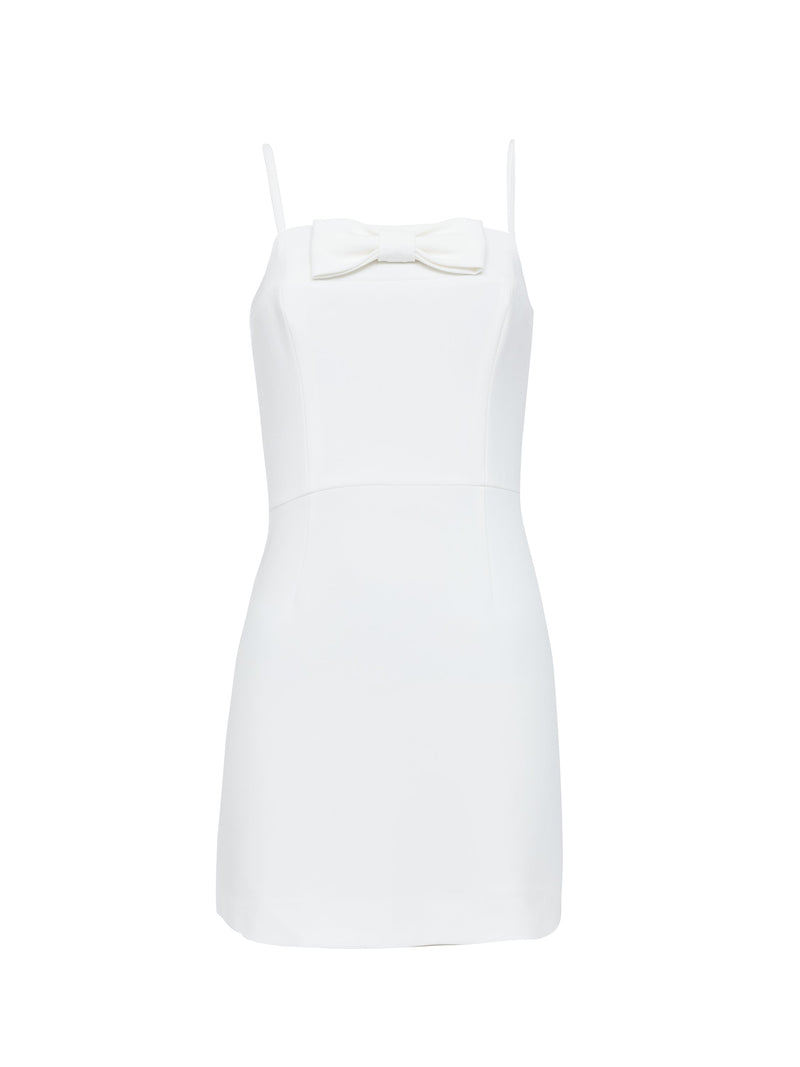 Whisper Bow Mini Dress
