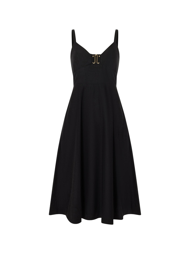 Ariette Strappy Midi Dress