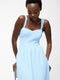 Sweetheart Textured Strap Midi Dress