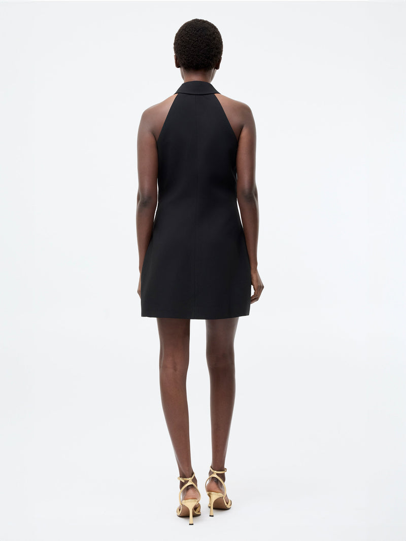 Halterneck Blazer Mini Dress