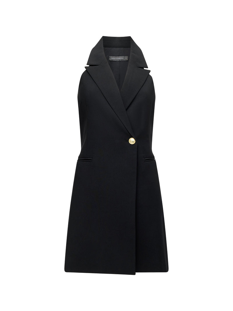 Halterneck Blazer Mini Dress