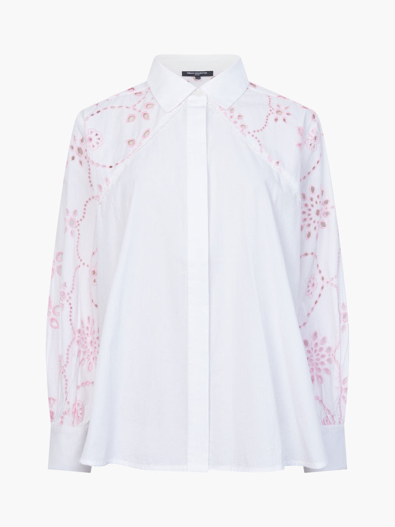 Cambria Cotton Embroidered Long Sleeve Shirt