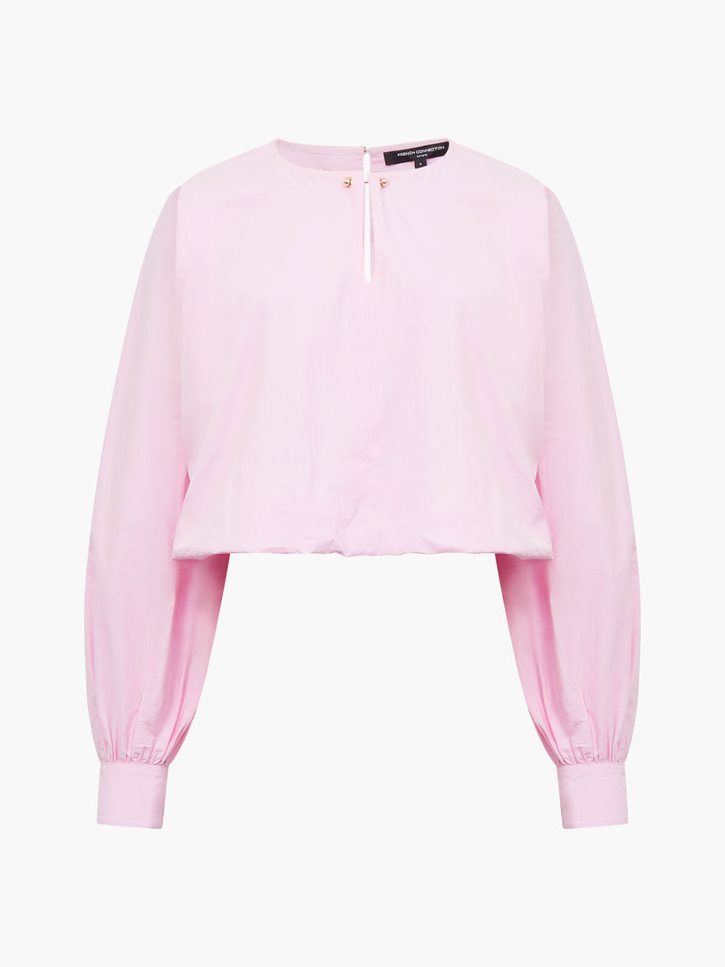 Cambria Cotton Bubble Hem Top