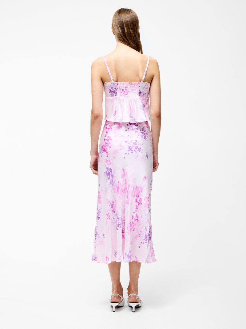 Elyria Oona Satin Babydoll Top