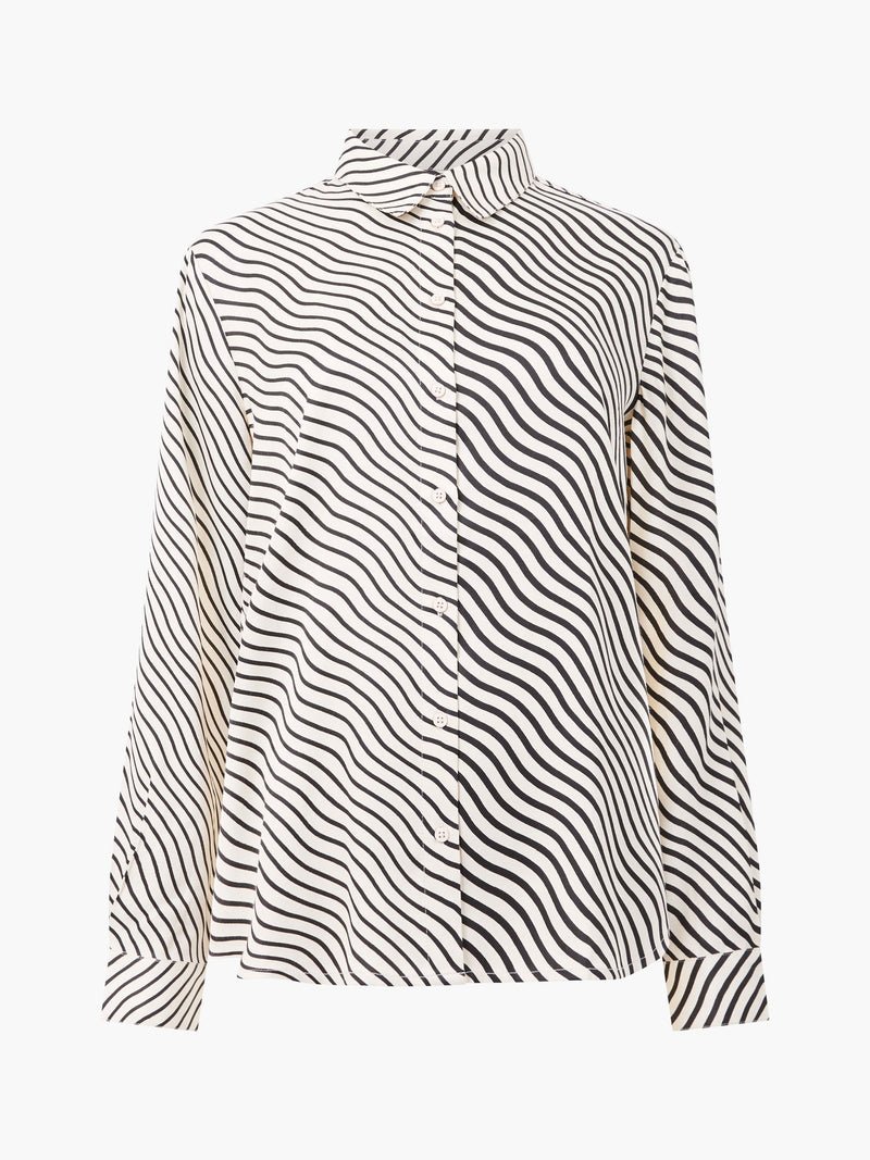 Candice Satin Stripe Shirt