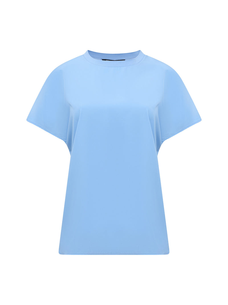 Capriana Crepe Crew Neck Top