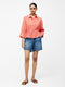Erin Seersucker Tie Waist Shirt