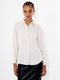 Satin Pinstripe Blouse