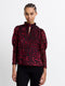 Devore Gathered Keyhole Top