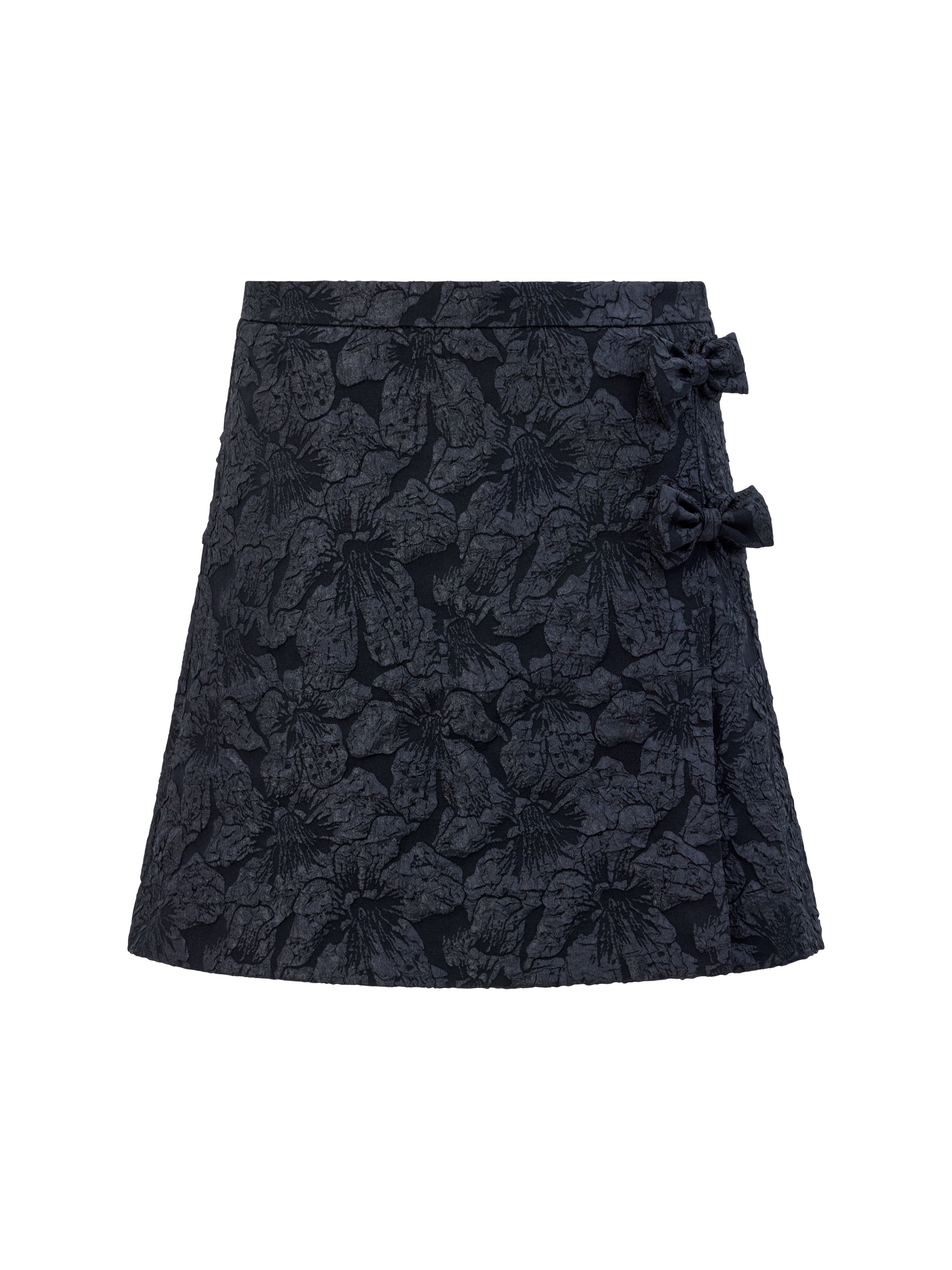 Sharon Jacquard Bow Mini Skirt