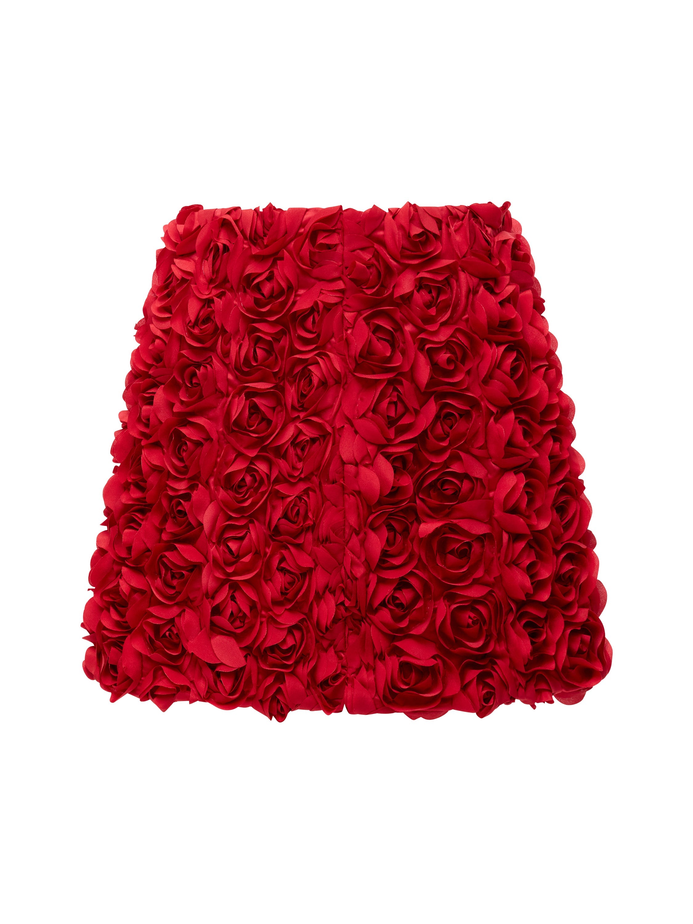Verity 3D Floral Textured Mini Skirt