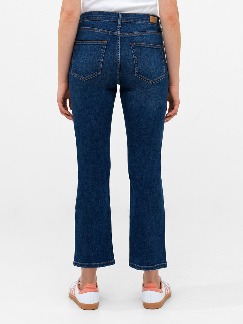 Stretch Denim Bootcut Ankle Length Jeans 30 Inch