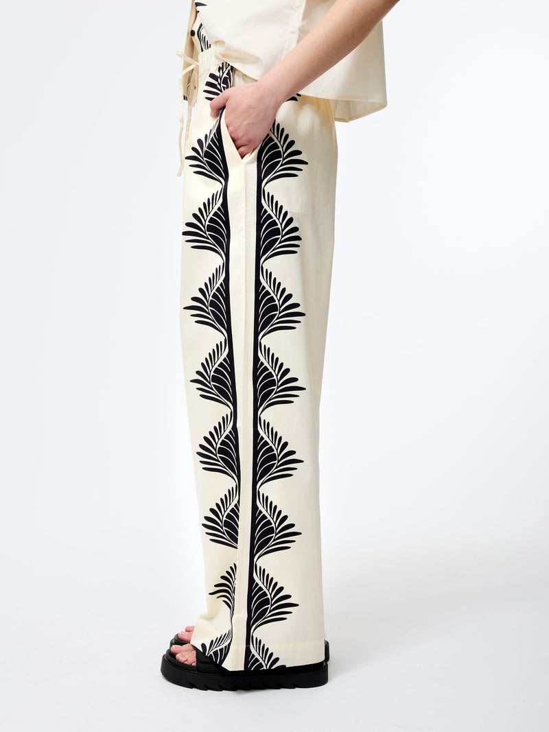 Nola Alexis Printed Wide Leg Trousers