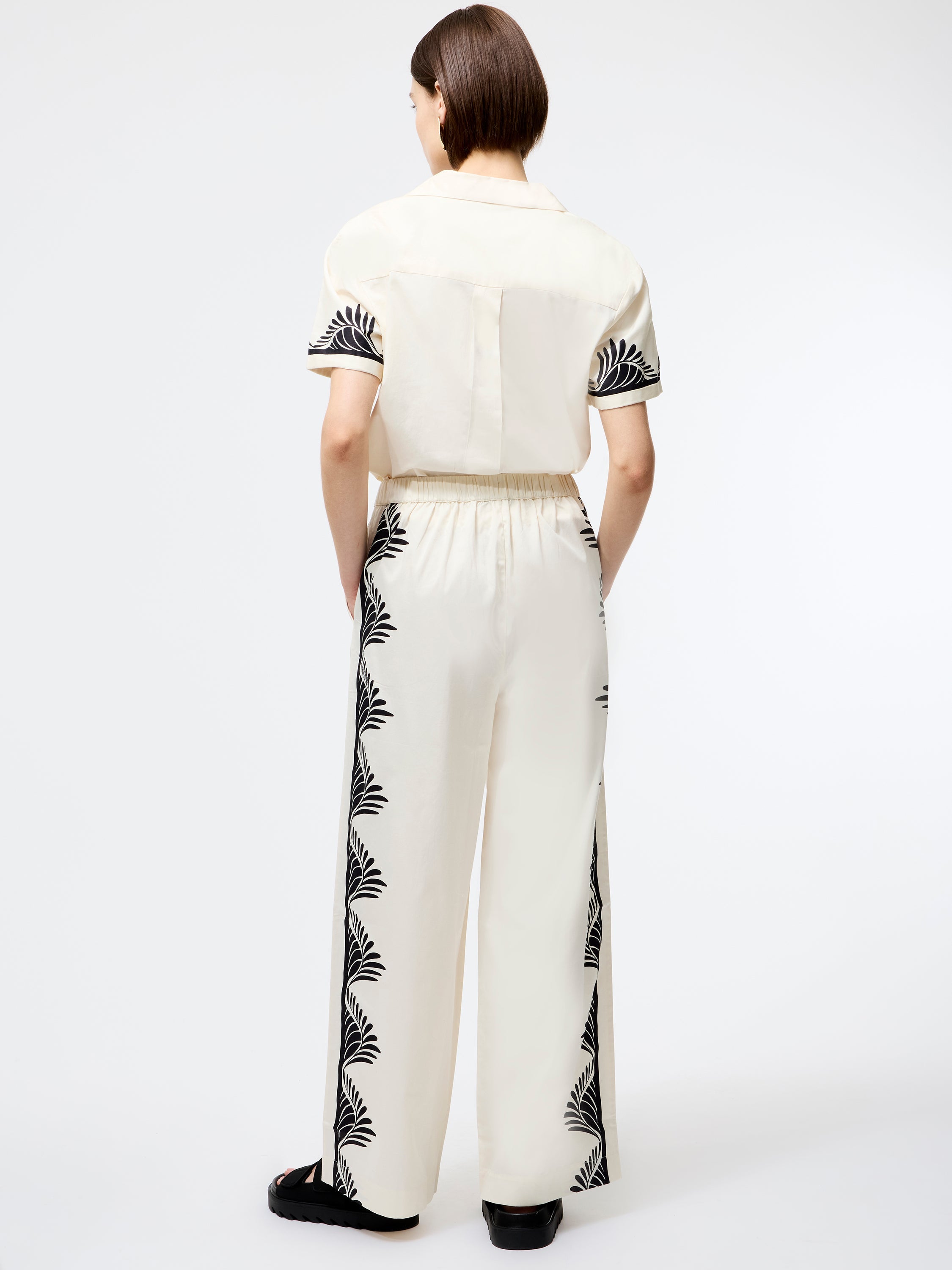 Nola Alexis Printed Wide Leg Trousers