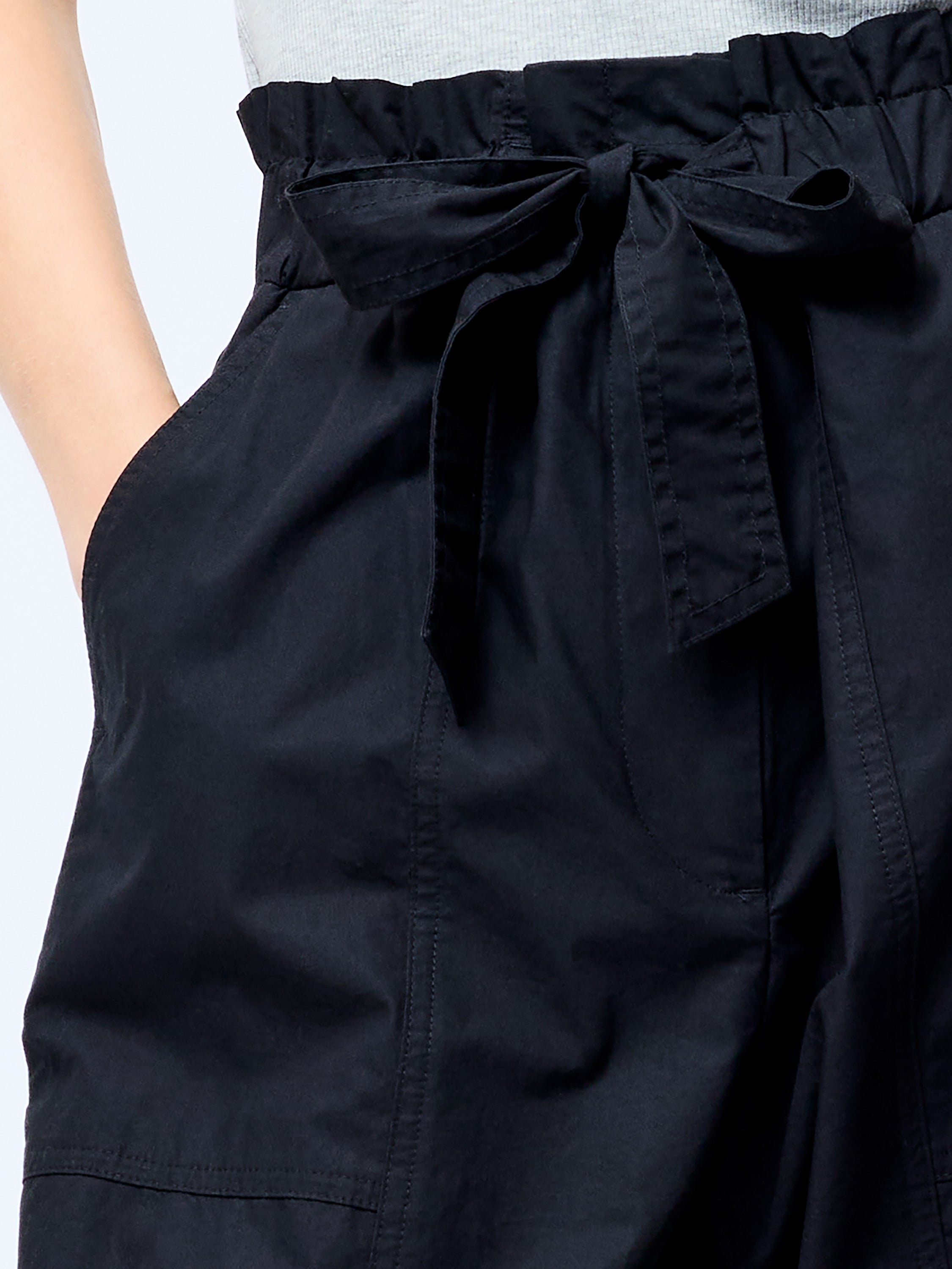 Cotton Paper Bag Trousers