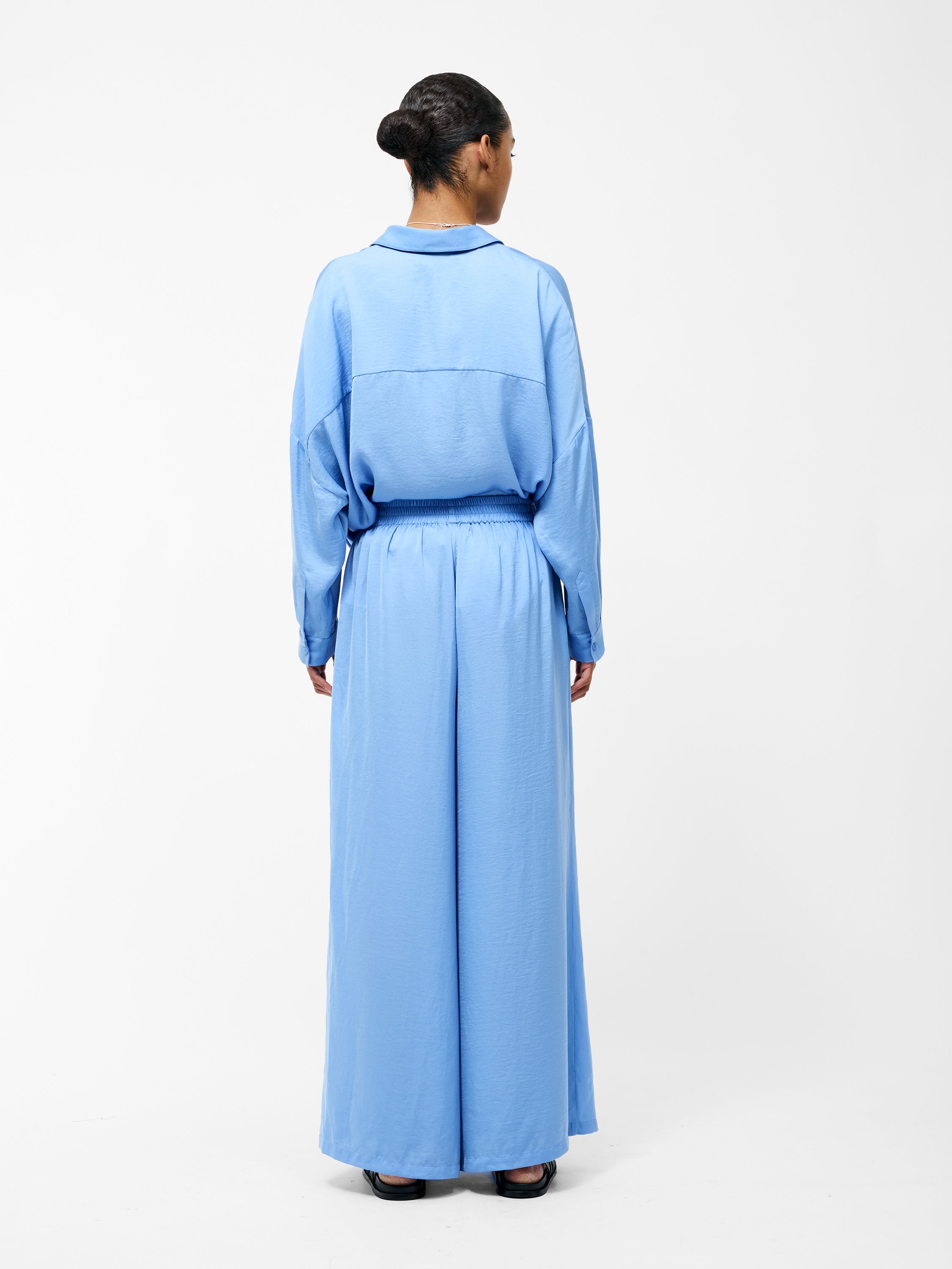 Damasco Air Flow Poly Wide Leg Trousers