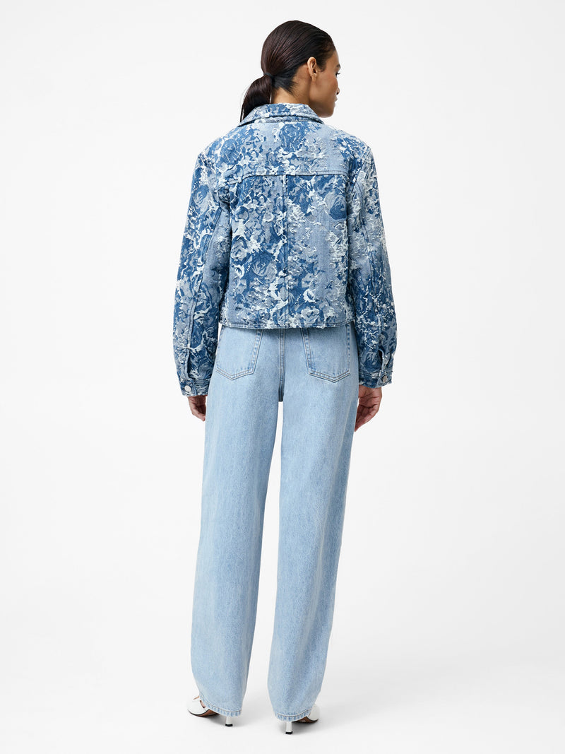 Charlotte Denim Jacquard Jacket