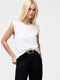 Polly Plains Capped Top