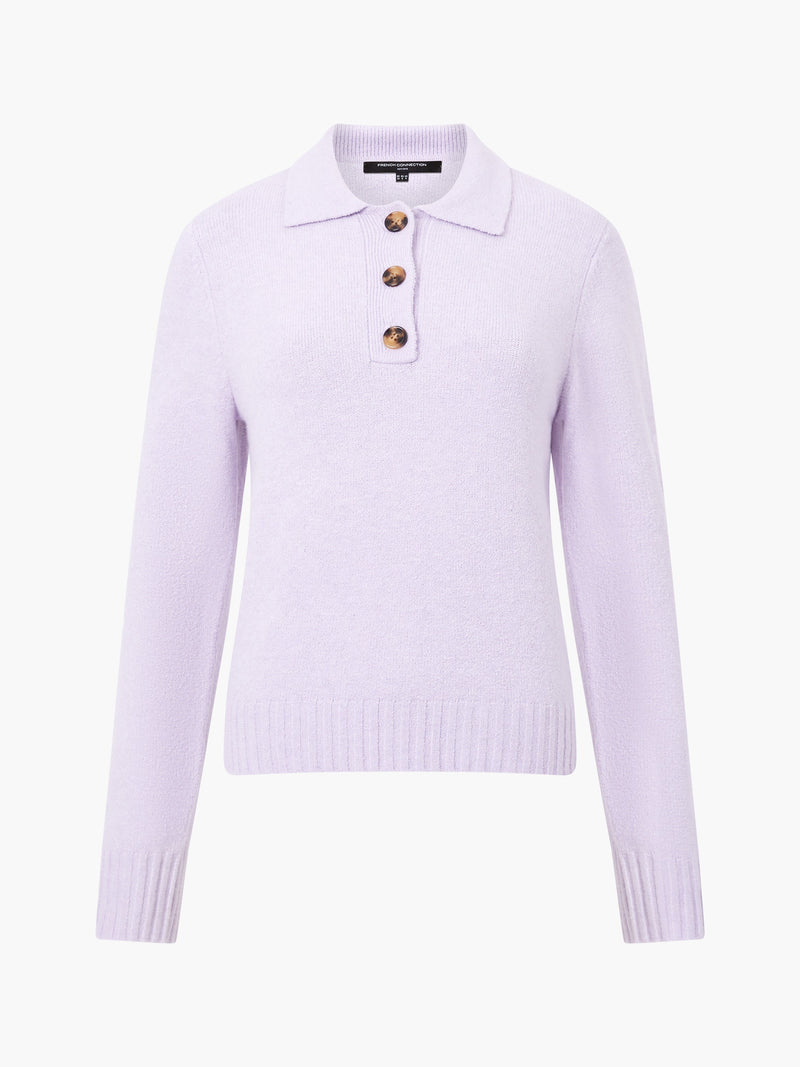 Vhari Recycled Long Sleeve Button Up Jumper