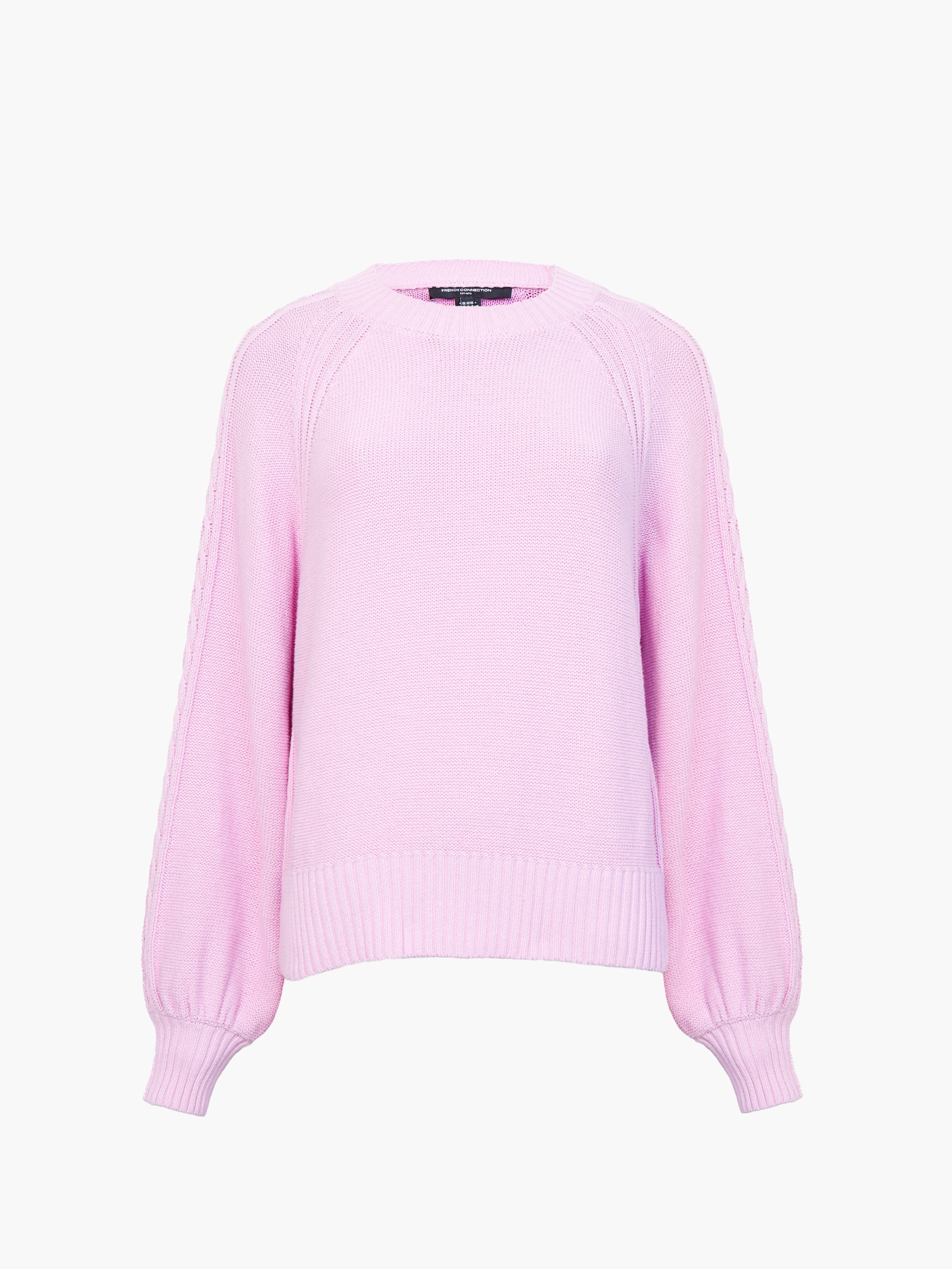 Lily Cable Knit Balloon Sleeve Jumper