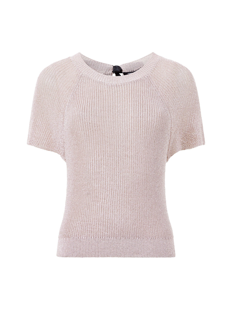 Jada Short Sleeve Bow Back Jumper