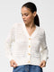 Crochet Bobble Knit Cardigan