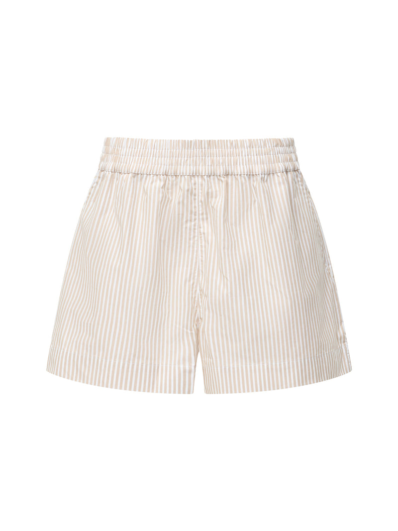 Rhodes Poplin Stripe Pull-On Shorts