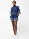 Embroidered Hem Shorts