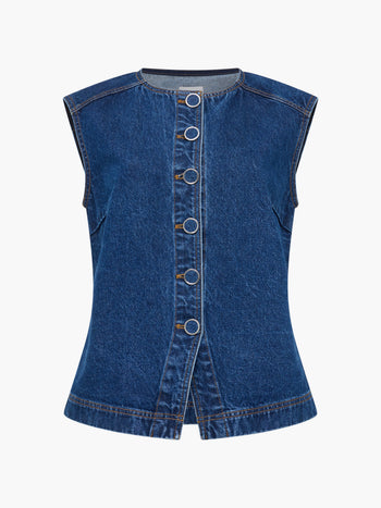 Dallas Denim Waistcoat