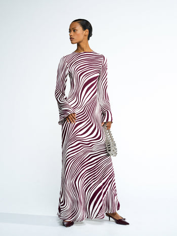 Ziggy Lara Tie Back Maxi Dress