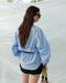 Annesy Stripe Cut Out Shirt