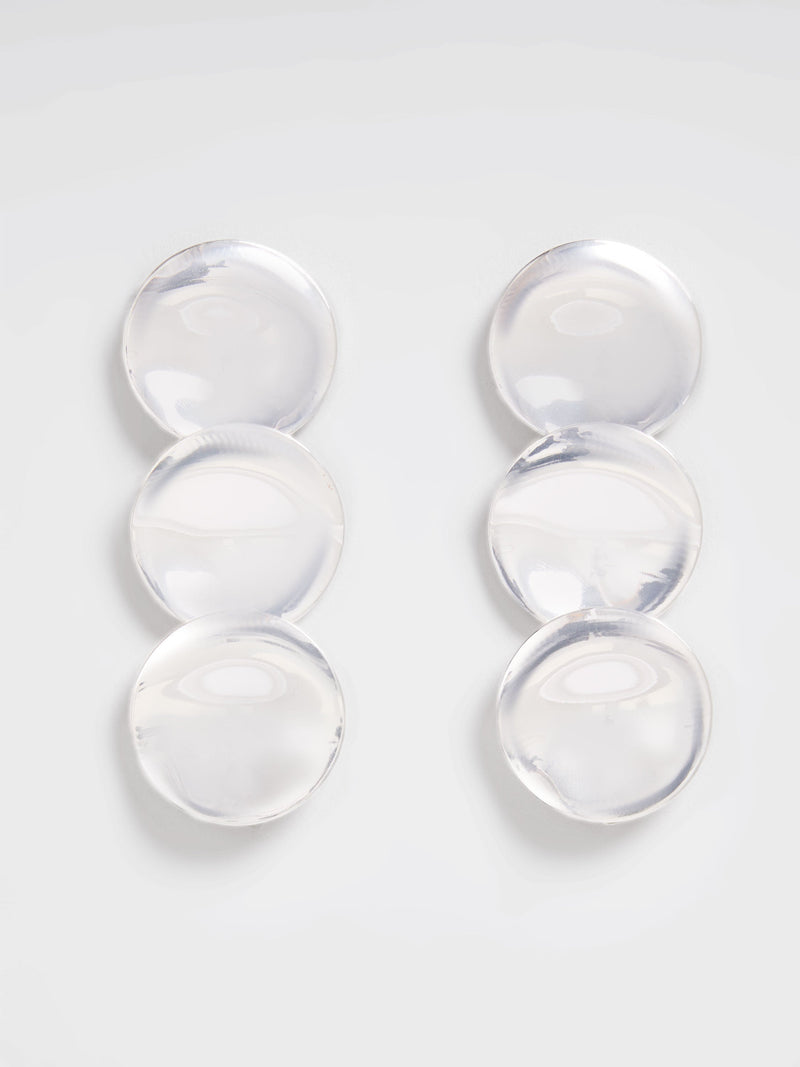 Triple Circle Drop Earrings