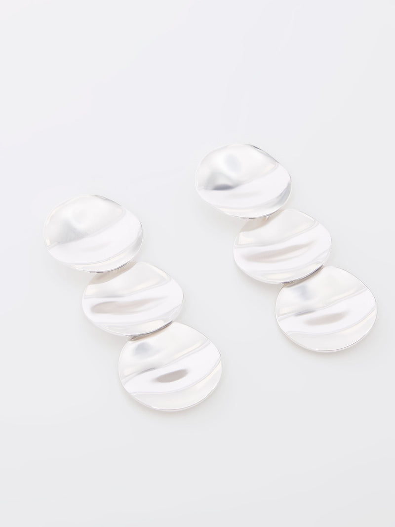 Triple Circle Drop Earrings
